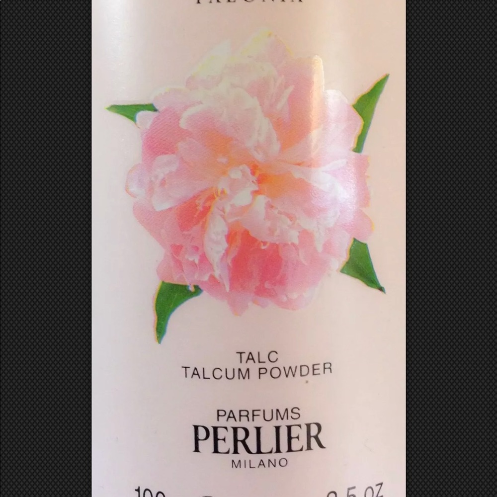 PERLIER Pink Peony 3.5 Oz. Talcum Powder-RARE-NWT